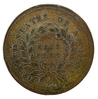 Liberty Cap Half Cent Half Cents Reverse