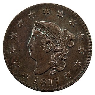 Coronet Head Large Cents Obverse