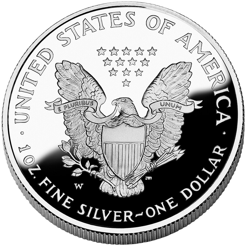 $1 Silver Eagles Reverse