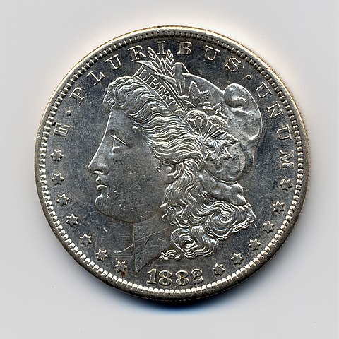 Morgan Dollars Dollars Obverse