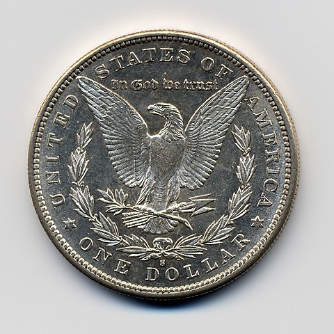 Morgan Dollars Dollars Reverse