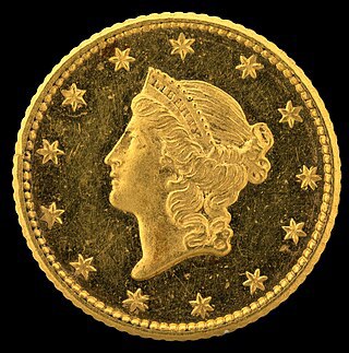 $1 Type 1, Liberty Gold Dollars Obverse