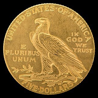 $5 Indian Half Eagles Reverse