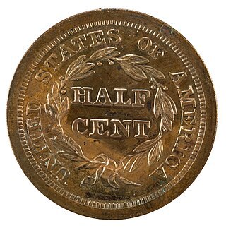 Braided Hair Half Cent Half Cents Reverse