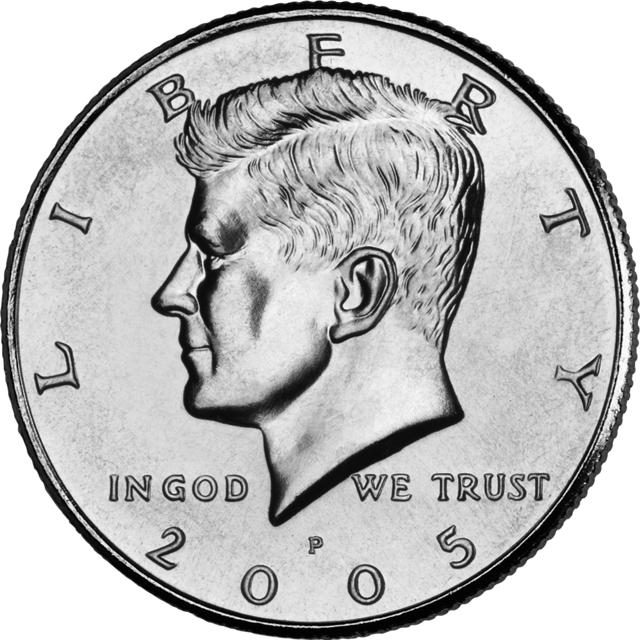 Kennedy Halves Half Dollars Obverse