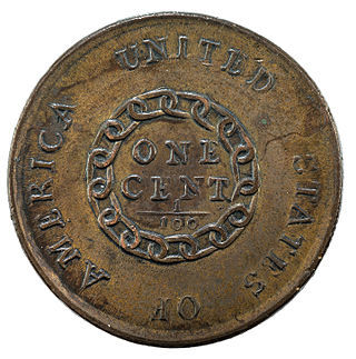Flowing Hair Large Cents Reverse