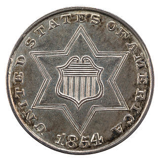 3-Cent Silver Three-cent Pieces Obverse