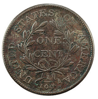 Draped Bust Cent Large Cents Reverse